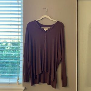Aerie offline size medium brown henley